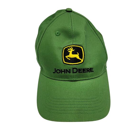 John Deere Baseball Cap Hat Green Strapback Adjustable Official Licensed - Picture 2 of 9